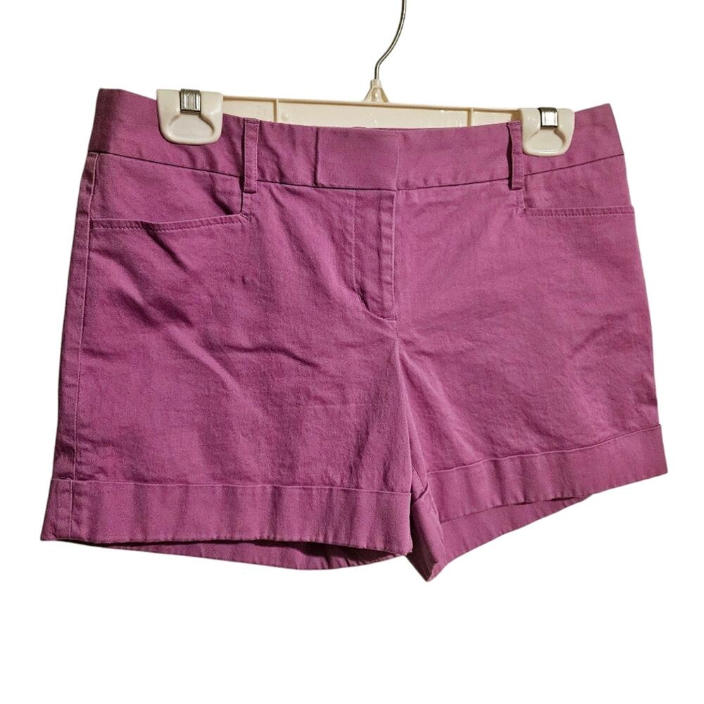 Women's EXPRESS Editor Shorts In Purple Size 4